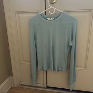 TAVI Renew Waffle Knit Crop Long Sleeve.